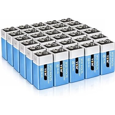 トイガン AC09 Li-ion BATTERY 24V 1050mAh Amazon.com: YKM 24 Pack 9V Batteries 9 Volt Battery for Smoke